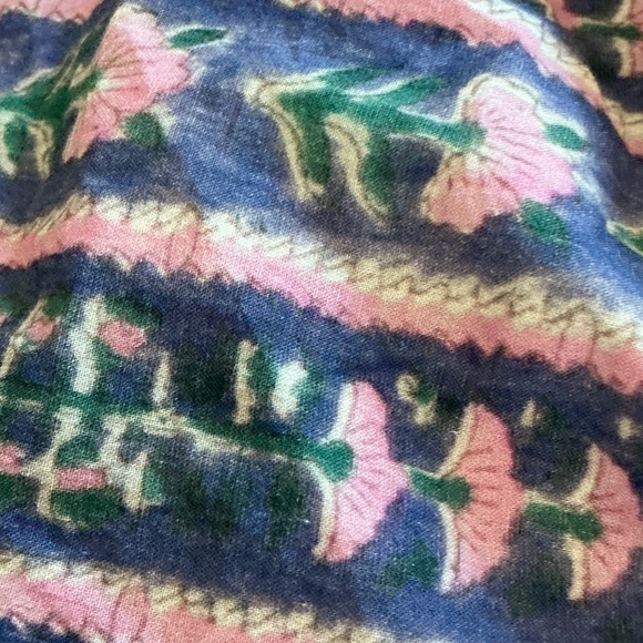 Floral Pink and Blue Maxi Skirt that can also be worn as a dress - Picture 13 of 13